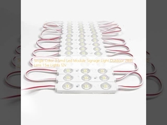 Lâmpada de sinalização de módulo LED de cor única 3 SMD 2835 Lente 1.5w Luzes 12v