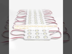 Módulo LED SMD de cor única 3 Sinalização Luminosa Exterior 2835 Lente 1,2w Luzes 12v