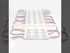 Lâmpada de sinalização de módulo LED de cor única 3 SMD 2835 Lente 1.2w Luzes 12v