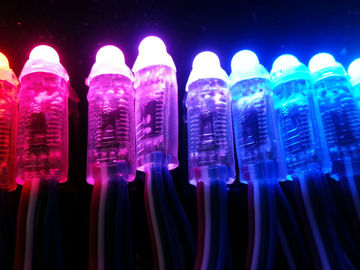 Waterproof a cor completa da luz DC5V RGB do pixel do diodo emissor de luz de 12mm com IC16716