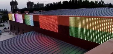 Um perfil de alumínio de 1 medidor conduziu o projeto de projeto exterior da iluminação da construção da lâmpada do pixel