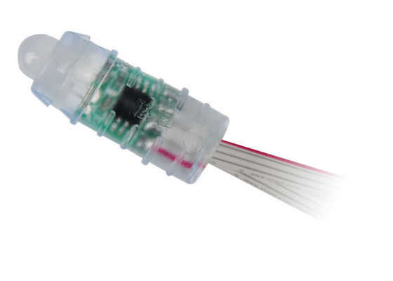 Full Color Dc5v Rgb 0.3w 12mm Led Pixel With Pvc Shell + Pu Inside