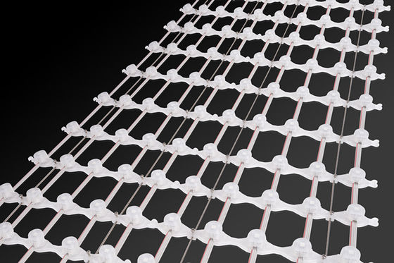 Waterproof IP67 Led Mesh Curtain P50 Pixel RGB Outdoor Net Screen