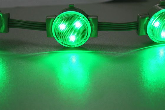 Outdoor Waterproof IP67 Permanent Holiday Decoration Light House DC12V 0.75W 40mm LED Point Lamp RGB