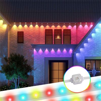 24V RGBW 1.5W LED Eaves Lights Waterproof IP67 for Outdoor Building Decoration