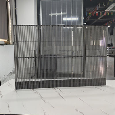 Led Grille LED Display Screen Curtain Window Transparent Led Screen