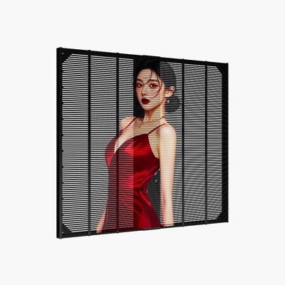 Aluminum Material Waterproof IP67 Full Color High Brightness Pixel Led Mesh Display for Large Indoor Glass LED Panel Screen