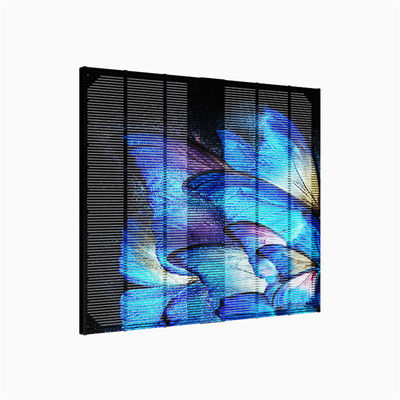 Outdoor Transparent LED Mesh Display – Waterproof Full Color Grille Screen