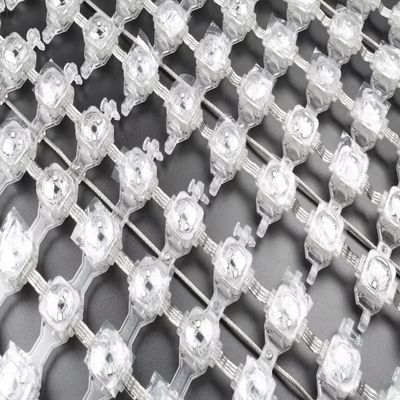 P50 Outdoor Portable Mesh Super High High Brightness LED Curtain Screen for Building Lighting