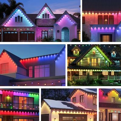 DC12V Addressable Christmas Permanent Outdoor Eaves Light Smart House Exterior Led Pixel Eave Light
