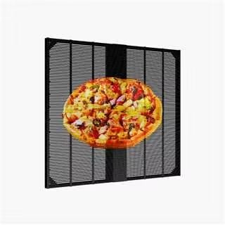 High Definition Led Grid Screen Full Color Indoor Mesh Transparent Grille Screen for Shopping Mall