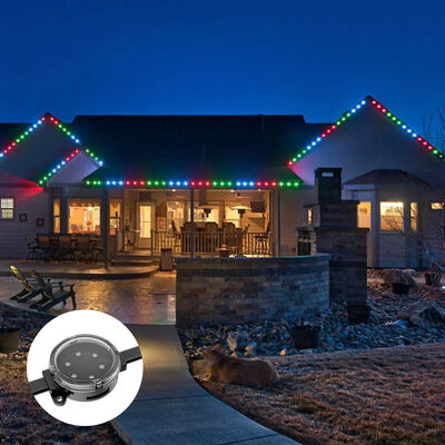 40mm Smart Addressable LED Pixel Light IP67 Waterproof High Brightness for Outdoor Facade Media Wall