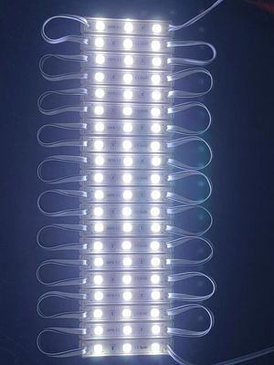 12V 3-Light SMD 2835 LED Module with 1W Sign Lens IP67 PC Body Pixel Lights for Outdoor Decoration