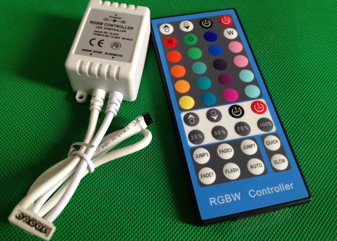 44 controladores sem fio chaves da luz do diodo emissor de luz do telecontrole RGBW para o CE ROHS da tira do diodo emissor de luz