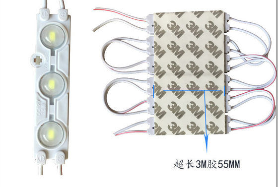 lente 2835 da injeção do diodo emissor de luz do módulo 3 da luz do diodo emissor de luz 1.5w módulo do diodo emissor de luz de 5730 SMD