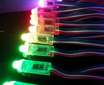 luz do pixel do diodo emissor de luz da cor completa de 12mm DC5V RGB exterior com controle DMX512