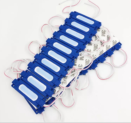 Módulo do diodo emissor de luz da ESPIGA da lente do espaço livre do PVC IP65 do módulo 2W da injeção do diodo emissor de luz da C.C. 12V para anunciar a caixa