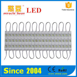 módulo led 6112-2835 potência 1,2W LM150-165LM ângulo 160 IP65 com a caixa de luz exibindo os diferentes caracteres luminosos