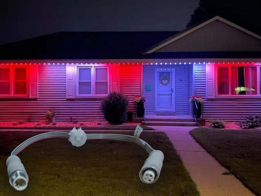 A luz 30MM permanente 5050 Rgb Rgbw do feriado de 20MM 1903 2904 IC conduziu a luz de Natal do exterior do Smart Home do ponto do pixel