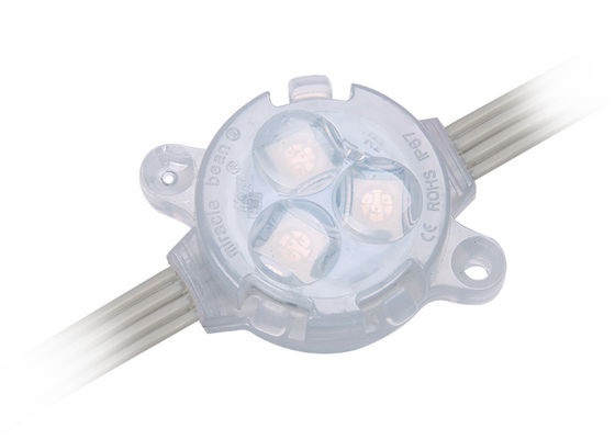 Luz de Ponto LED à Prova d'Água IP67 de 30mm e 12V com Ângulo de Feixe de 120 Graus Feita de Material de PC