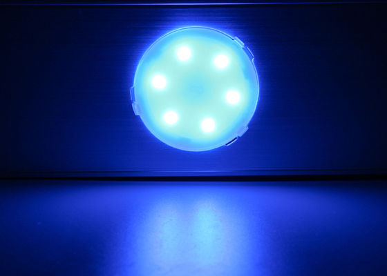 Luz LED Pontual Epistar SMD3535 40mm 12V IP67 à Prova d'Água com Ângulo de Feixe de 120° e Material de PC Resistente a UV