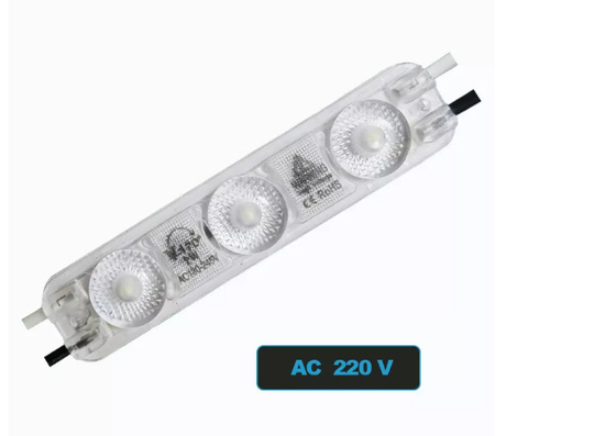 3 luzes da luz 2835 AC110V 220V 3M Tape Installation Advertising do módulo do diodo emissor de luz do diodo emissor de luz 12V
