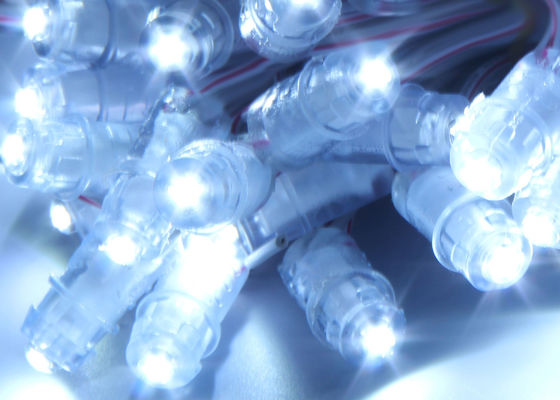 Outside Single Color White 0.15 Watt  9mm LED Pixel Light , 30000hrs Lifespan