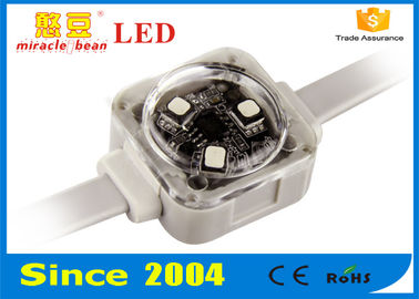 cor completa DC12V 0.75W XH6897 IC do pixel do diodo emissor de luz do RGB do tipo do feijão do milagre de 25mm