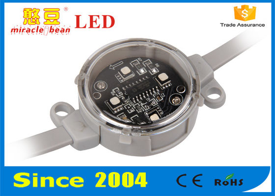 Luz de Ponto de Pixel RGB de 40mm DMX512 IP67 à Prova d'Água Ângulo de Feixe de 120° Resistente a UV