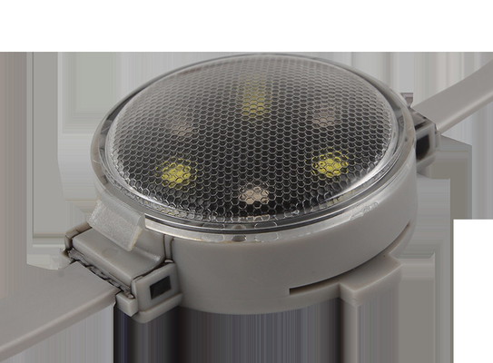 Ponto IP67 personalizado impermeável claro 1.5W 24V do diodo emissor de luz do feijão 40mm RGB do milagre