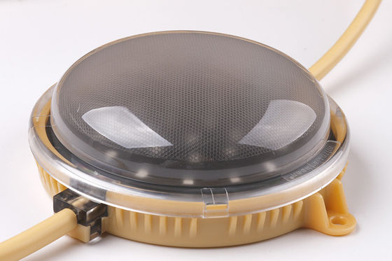 100mm 24V IP67 Lâmpada de ponto LED à prova d'água com ângulo de feixe de 180° e material PC resistente a UV