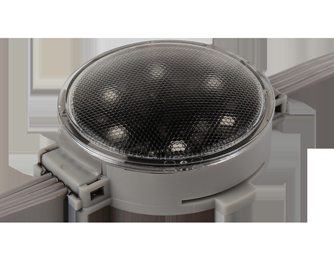 A luz do ponto do diodo emissor de luz do feijão 2W 24V do milagre personalizou RGBW IP67 impermeável 50mm SMD3535
