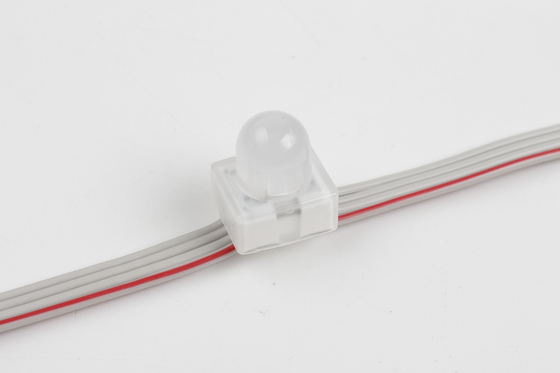 Pixel do diodo emissor de luz do feijão 12mm RGB do milagre para a letra IP67 impermeável 0.3W 5V do sinal