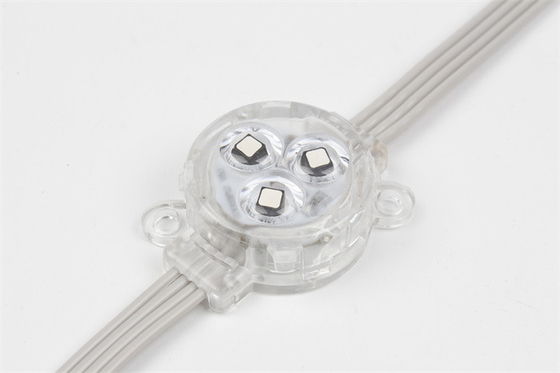 Cor clara SMD3535 do ponto impermeável exterior DC12V 0.75W 30mm do diodo emissor de luz IP67 única