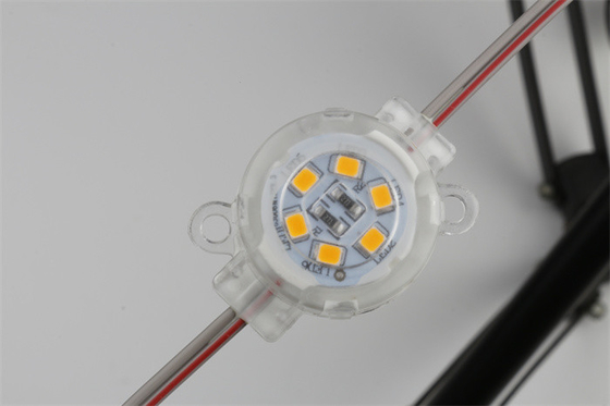 Luz 1800K do diodo emissor de luz de Bean Point do milagre - única cor SMD2835 de 6500K 0.6W impermeável