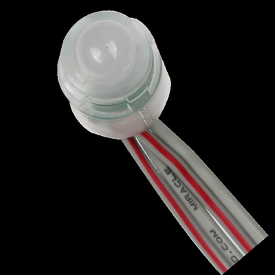 Luz 12MM impermeável exterior 0.3W DC5V TTL6898 RGB do pixel do diodo emissor de luz IP67