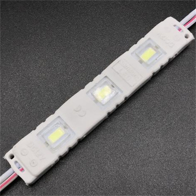Cor IP65 DC12V 90 do módulo da injeção do diodo emissor de luz SMD5630 única - impermeável exterior de 100LM 0.72W