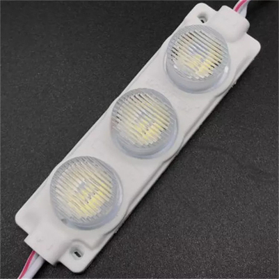 Flash impermeável do módulo 75*20MM IP65 0.6W SMD2835 DC12V RGB da luz do diodo emissor de luz do feijão do milagre