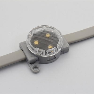 Decoração clara Smd3535 IP67 RGBW 1W DC12V do ponto do diodo emissor de luz de DMX512 30mm