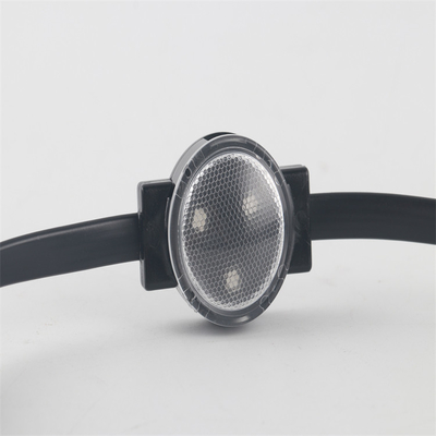 Máscara Transparente Luz de Ponto LED Colorido Único 0.6w 12v 30000H Duração de Vida SMD3535