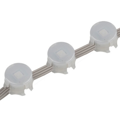 Luz impermeável 0.3W DMX512 Smd5050 DC5V 20mm RGB do diodo emissor de luz do ponto do feijão IP67 do milagre