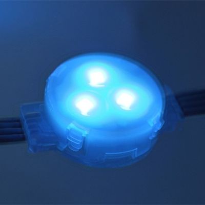 0.75W 6898 Smd3535 DC5V 30mm RGB Point LED Light IP67 Waterproof