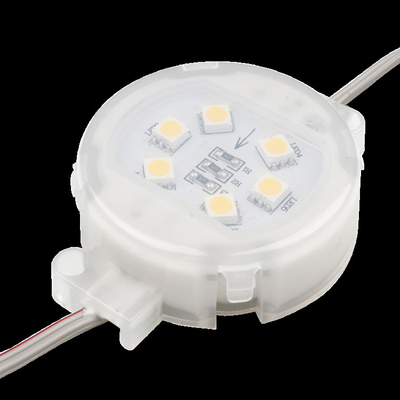 Única luz IP67 impermeável exterior 1.2W Smd2835 DC24V 50mm do diodo emissor de luz do ponto da cor