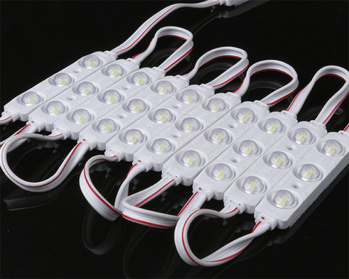 A injeção exterior do RGB da caixa leve do módulo do sinal smd2835 do módulo 0.6w do poder superior 12v 3Leds conduziu os módulos