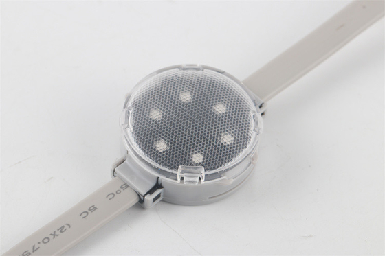 Fonte de ponto clara da luz do pixel do sinal do ponto 1.8W DC15V 40mm Smd3535 DMX512 3RGB+3W do diodo emissor de luz IP67