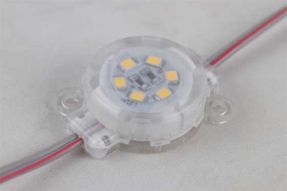 ponto IP67 impermeável 30mm da luz do diodo emissor de luz da cor de 0.6W DC12V único