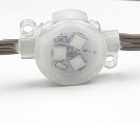 Luz impermeável 30mm DC12V do ponto do diodo emissor de luz do RGB com o diodo emissor de luz do feijão do milagre IP67
