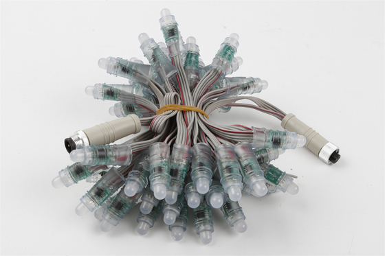 12mm ao ar livre à prova d'água LED pixel luz colorida 0,3 W DC5V IP67