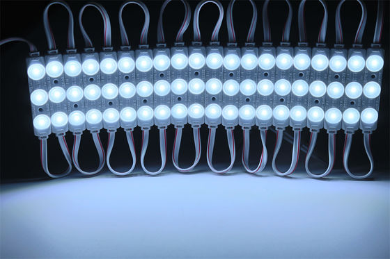 Modulo LED SMD de alta potência 12v 3 Light com lente Ip65 impermeável Injeção 3030 LED Modulo para luzes