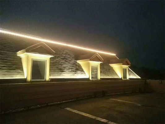 IP65 Rating 18W LED Wall Washer Aluminum Lamp Body with Double-Angle Lens for Landscape